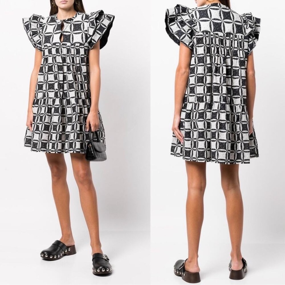 Sea NY Catalina Calico Dress Size Medium